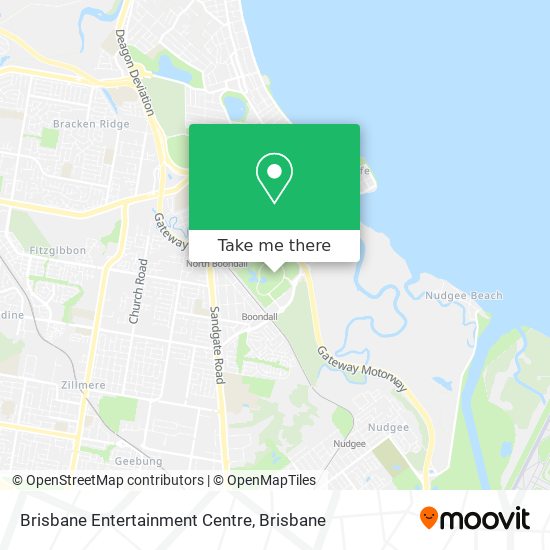 Brisbane Entertainment Centre map