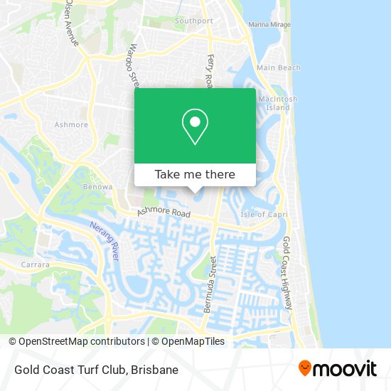 Gold Coast Turf Club map