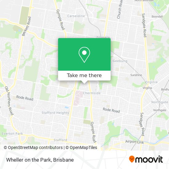 Wheller on the Park map