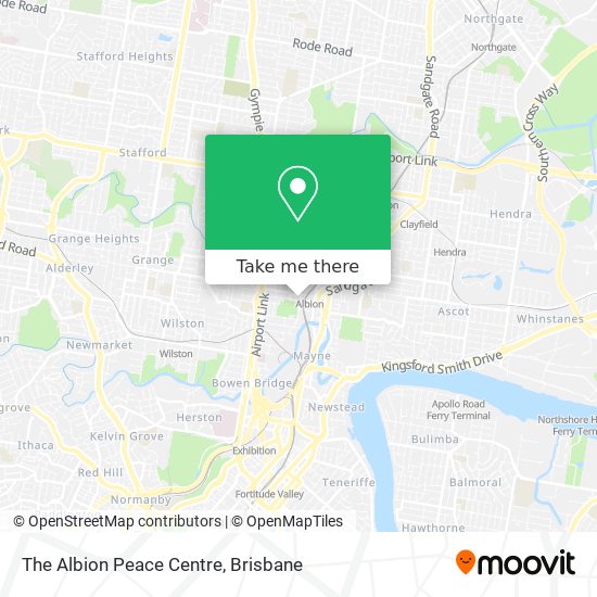 The Albion Peace Centre map