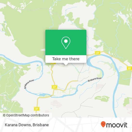 Karana Downs map