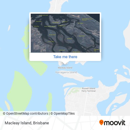 Macleay Island map