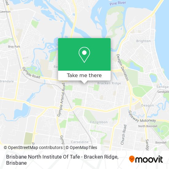 Brisbane North Institute Of Tafe - Bracken Ridge map