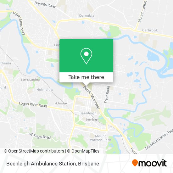 Beenleigh Ambulance Station map