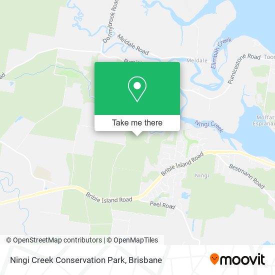 Ningi Creek Conservation Park map