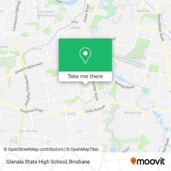 Glenala State High School map