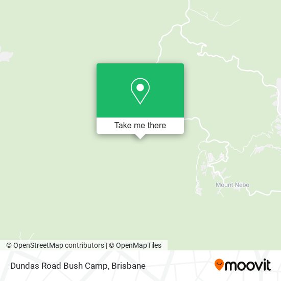 Dundas Road Bush Camp map