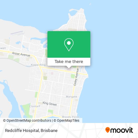 Redcliffe Hospital map