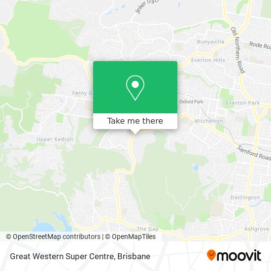 Great Western Super Centre map
