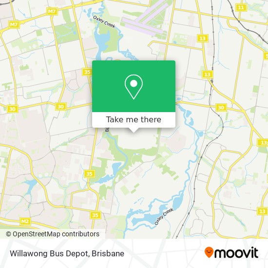 Willawong Bus Depot map