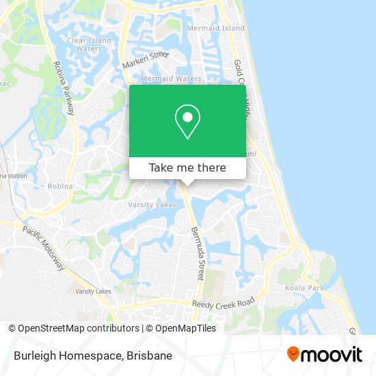 Burleigh Homespace map