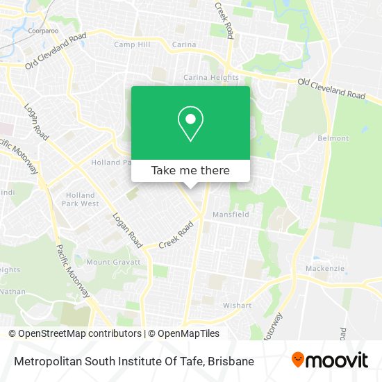 Metropolitan South Institute Of Tafe map