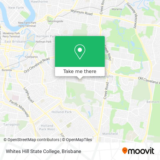 Whites Hill State College map
