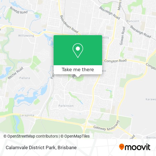 Calamvale District Park map