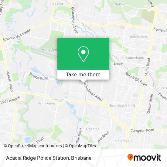Acacia Ridge Police Station map