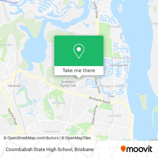 Coombabah State High School map