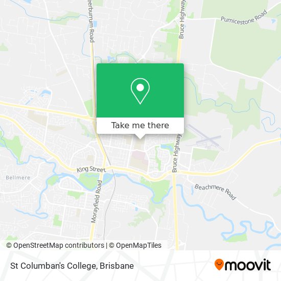 St Columban's College map