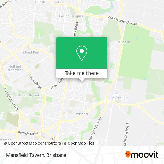 Mansfield Tavern map