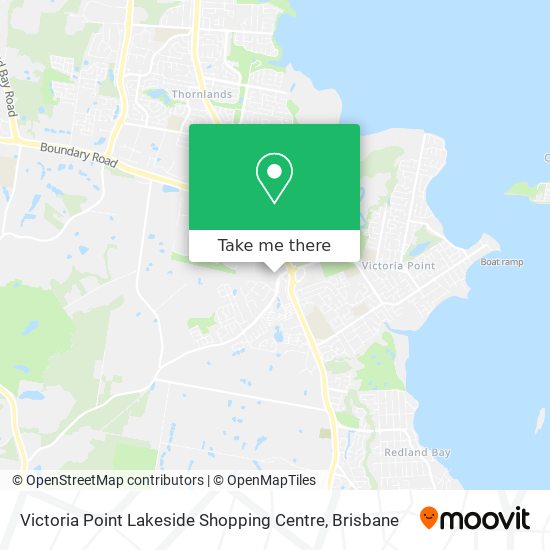 Mapa Victoria Point Lakeside Shopping Centre