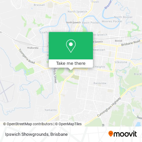Ipswich Showgrounds map