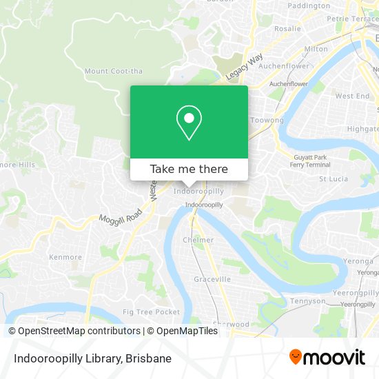 Indooroopilly Library map