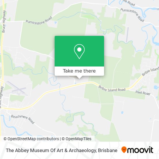 The Abbey Museum Of Art & Archaeology map