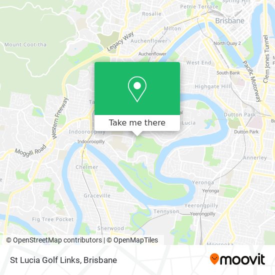 St Lucia Golf Links map