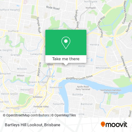 Bartleys Hill Lookout map