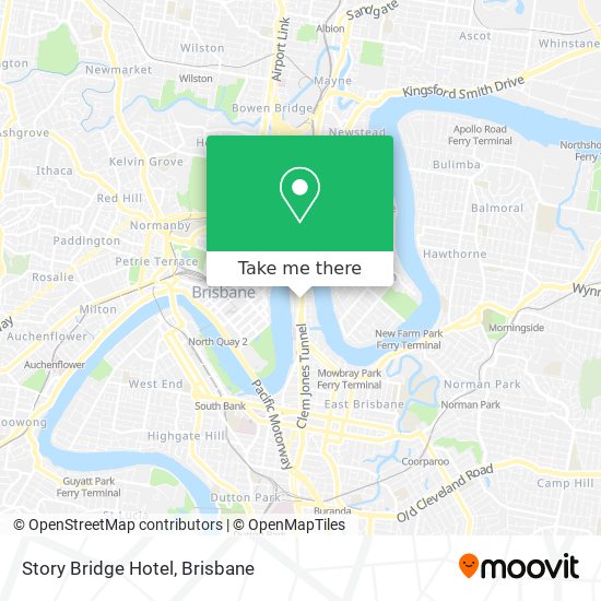 Story Bridge Hotel map