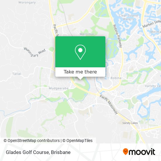 Glades Golf Course map
