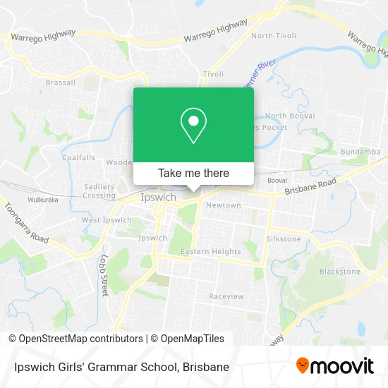 Ipswich Girls' Grammar School map