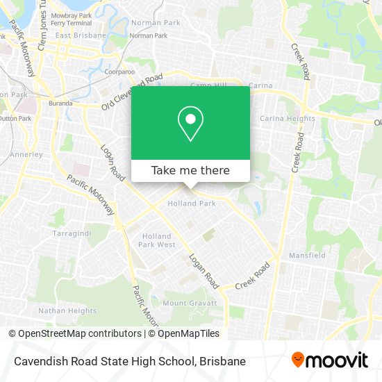 Cavendish Road State High School map