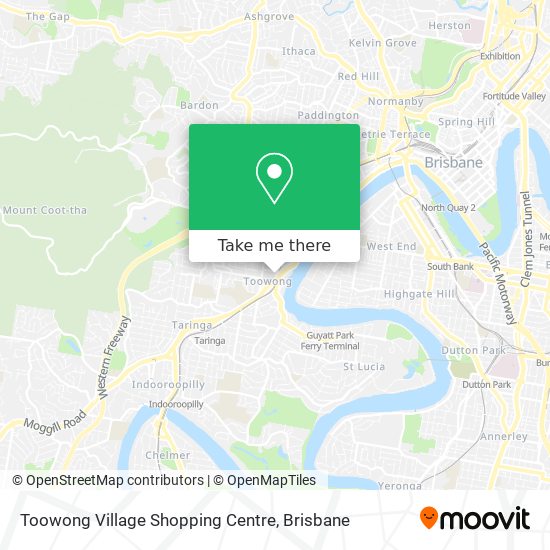 Mapa Toowong Village Shopping Centre