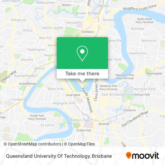 Mapa Queensland University Of Technology