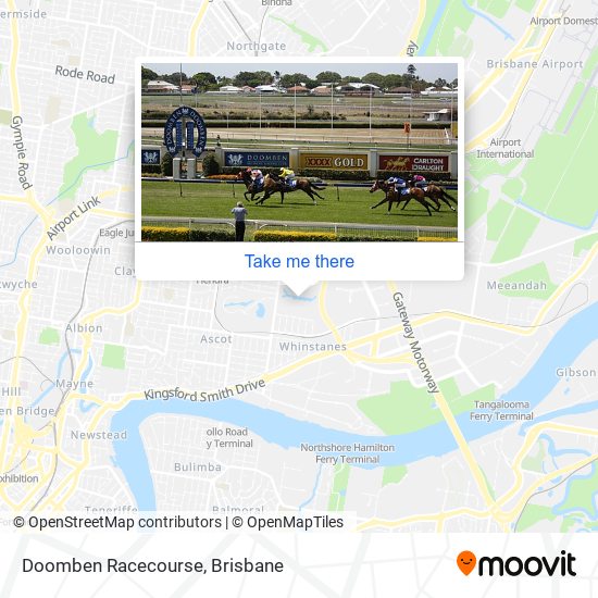 Mapa Doomben Racecourse