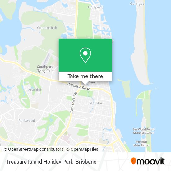 Treasure Island Holiday Park map