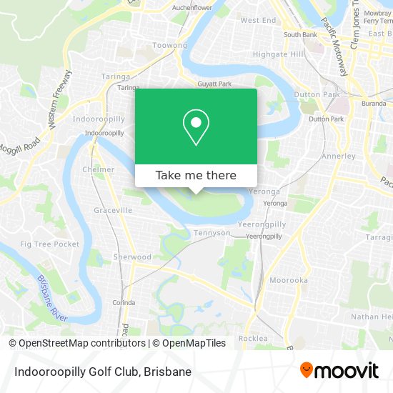 Indooroopilly Golf Club map