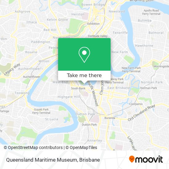 Queensland Maritime Museum map