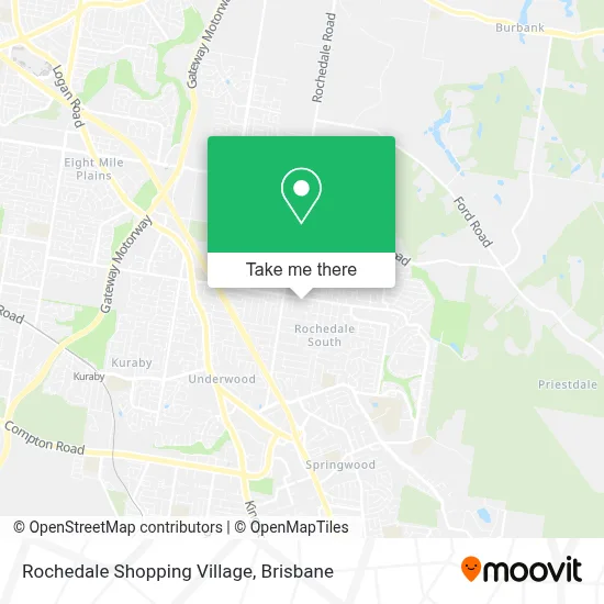 Mapa Rochedale Shopping Village