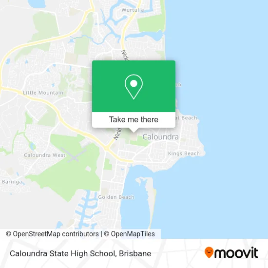 Caloundra State High School map