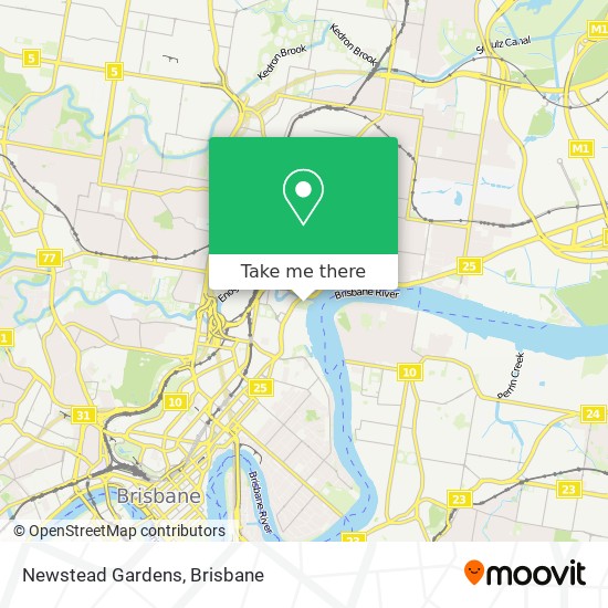 Newstead Gardens map