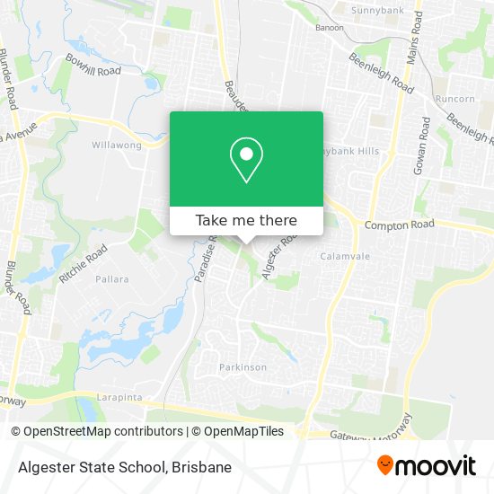 Algester State School map