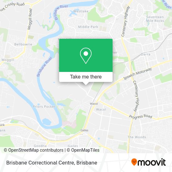 Brisbane Correctional Centre map