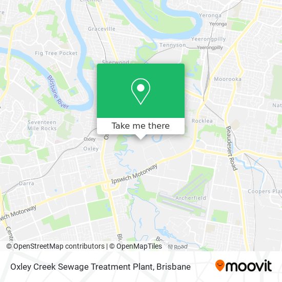 Oxley Creek Sewage Treatment Plant map