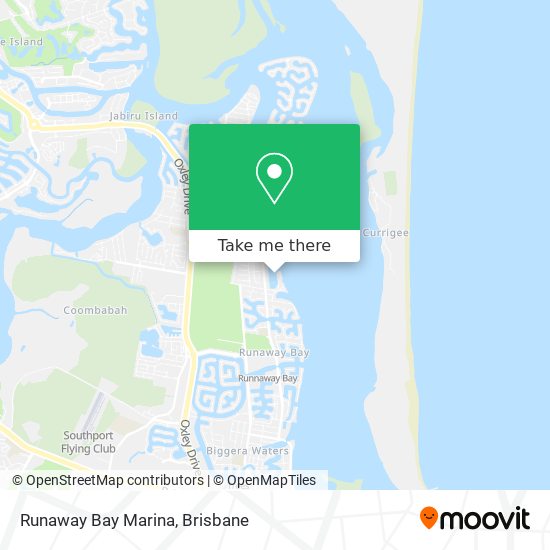 Runaway Bay Marina map