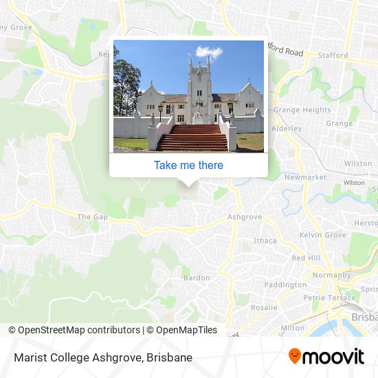 Marist College Ashgrove map