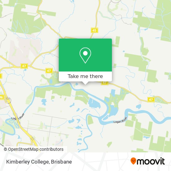 Kimberley College map