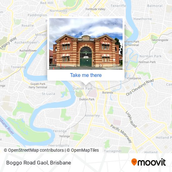 Boggo Road Gaol map