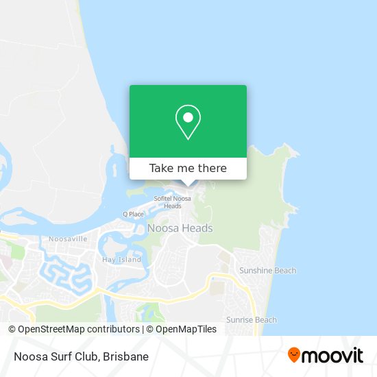 Mapa Noosa Surf Club