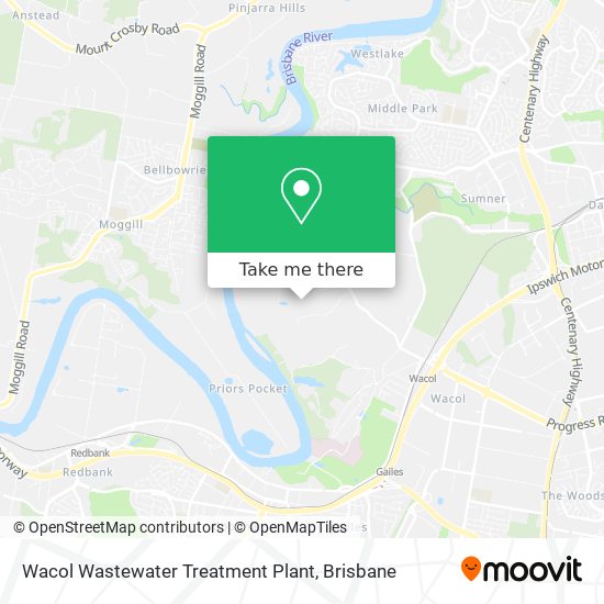 Wacol Wastewater Treatment Plant map
